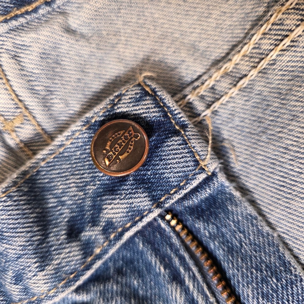 Thrashed Dickies Carpenter Jeans  Destroyed Distressed Relaxed Fit Denim Grunge